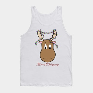 Merry Chrismoose Sayings Tank Top